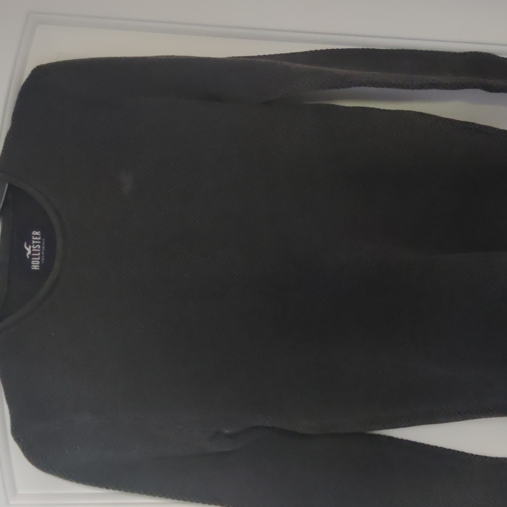 Hollister Long Sleeve Charcoal XS